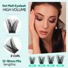 Bodermincer D Curl 16 Rows Large Pack 192 Cluster Eyelashes 8-10-12-14mm Mixed/10-12-14-16mm Mixed/12-14-16-18mm Mixed Length (10-12-14-16mm Mixed) view 4