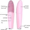 OJOINK Facial Cleansing Brush, Waterproof Face Brush Body Cleansing Brush for Deep Skin Cleansing (Color : Green) view 3