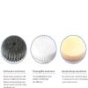 OJOINK Facial Cleansing Brush, Deep Cleansing Brush Electric Face Scrubber, Waterproof, Rechargeable, Facial Cleansing Brush (Color : White) view 3