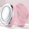 OJOINK Facial Cleansing Brush, Soft Silicone, Waterproof Vibrating Face Brush for Deep Cleansing, Exfoliating and Massaging (Color : Pink) view 3