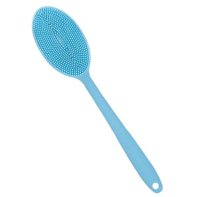 COHEALI 1pc Handle Silicone Bath Brush for Gentle Exfoliation and Back Scrubbing Ergonomic Skin Types Easy Storage