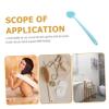 COHEALI 1pc Handle Silicone Bath Brush for Gentle Exfoliation and Back Scrubbing Ergonomic Skin Types Easy Storage view 4