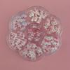 Cute Nail Charms Bundle set B includes 70pcs of charms with flower box storage (PinkA-70pcs) view 1
