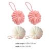 Beaupretty 4pcs Pumpkin Bath Flowers Portable Tub for Adults Esponja para Baarse Bath Shower Loofah Ball Exfoliating Loofah Body Sponges Exfoliation Baby Pe Bath Products Japanese view 3