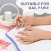 Hestya 300 Pieces Nail Clippers Bulk Stainless Steel Clipper Bulk Flat Toenail Clippers Portable Sturdy Nail Cutter Manicure Trimmer Curved Edge Pedicure for Men Women Toe Travel view 4
