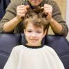 FOMIYES Adorable Cartoon Hair Cutting Cape for Boys and Girls and Wear-resistant Hairdressing Cape for Years Fun for Home and Salon Use view 2
