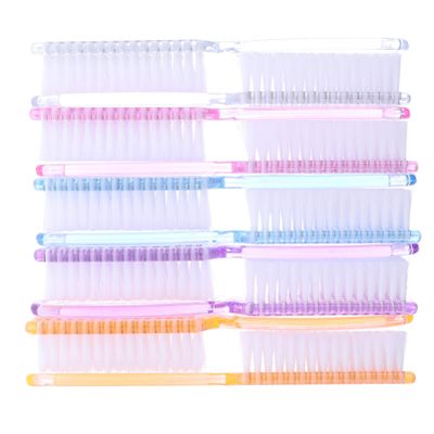 Beavorty 10pcs Fingernail Brush Handle for Easy Cleaning and Scrubbing for Pedicure and Nail Care Ergonomic Grip Design for Convenient Use
