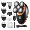 Head Shavers for Bald Men, 5 In 1 Electric Shaver IPX7 Waterproof Razor Unisex Adjustable Rechargeable Face Brush 5 Floating Heads Hair Trimmer view 1