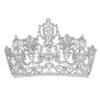 4" High Big Cubic Zirconia Luxembourg Replica Tiara for Wedding,Queens Tiaras,Hair Accessories view 1