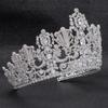 4" High Big Cubic Zirconia Luxembourg Replica Tiara for Wedding,Queens Tiaras,Hair Accessories view 4