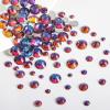 Beadsland Rhinestones for Makeup,8 Sizes 2500pcs Blue Flatback Rhinestones Face Gems for Nails Crafts with Tweezers and Wax Pencil,Blue Volcano,SS4-SS30 view 2