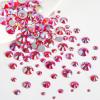 Beadsland Rhinestones for Makeup,8 Sizes 2500pcs Orange AB Flatback Rhinestones Face Gems for Nails Crafts with Tweezers and Wax Pencil,Hyacinth AB,SS4-SS30 view 2
