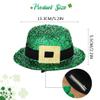 BARTOSI St. Patrick's Day Hair Hat Clip Leprechaun Hats Green Hair Hat Clips Cosplay Hearwear Shamrock Heardress Saint Patricks Day Hair Decoration Accessories for Women Girls view 4