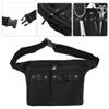 VOCOSTE Hairstylist Waist Belt, Barber Hair Stylist Tools Storage Canvas Waist Belt, Hairdresser Scissor Apron Belt, Canvas, Black view 3