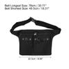 VOCOSTE Hairstylist Waist Belt, Barber Hair Stylist Tools Storage Canvas Waist Belt, Hairdresser Scissor Apron Belt, Canvas, Black view 4