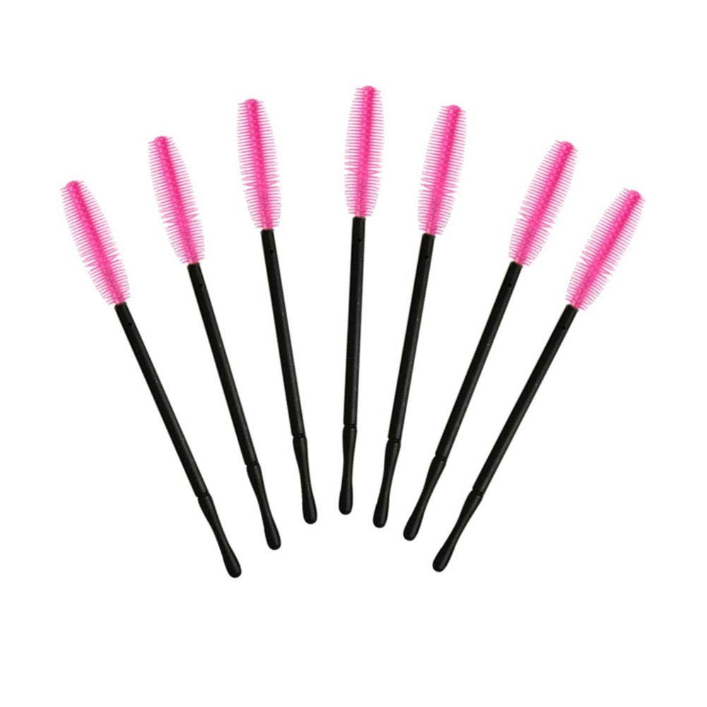 FOMIYES Eyelash Wand Eyebrow Brush Set 50pcs Disposable Mascara Wands for Women Girls