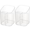 Cabilock 2pcs Makeup Brush Holders Pen Holder Small Makeup Brush Cup Organizer for Skincare view 1