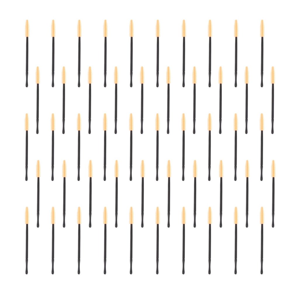 FOMIYES Silicone Eyelash Grafting Tool 50pcs Disposable Mascara Wands Brush Comb for Women Girls