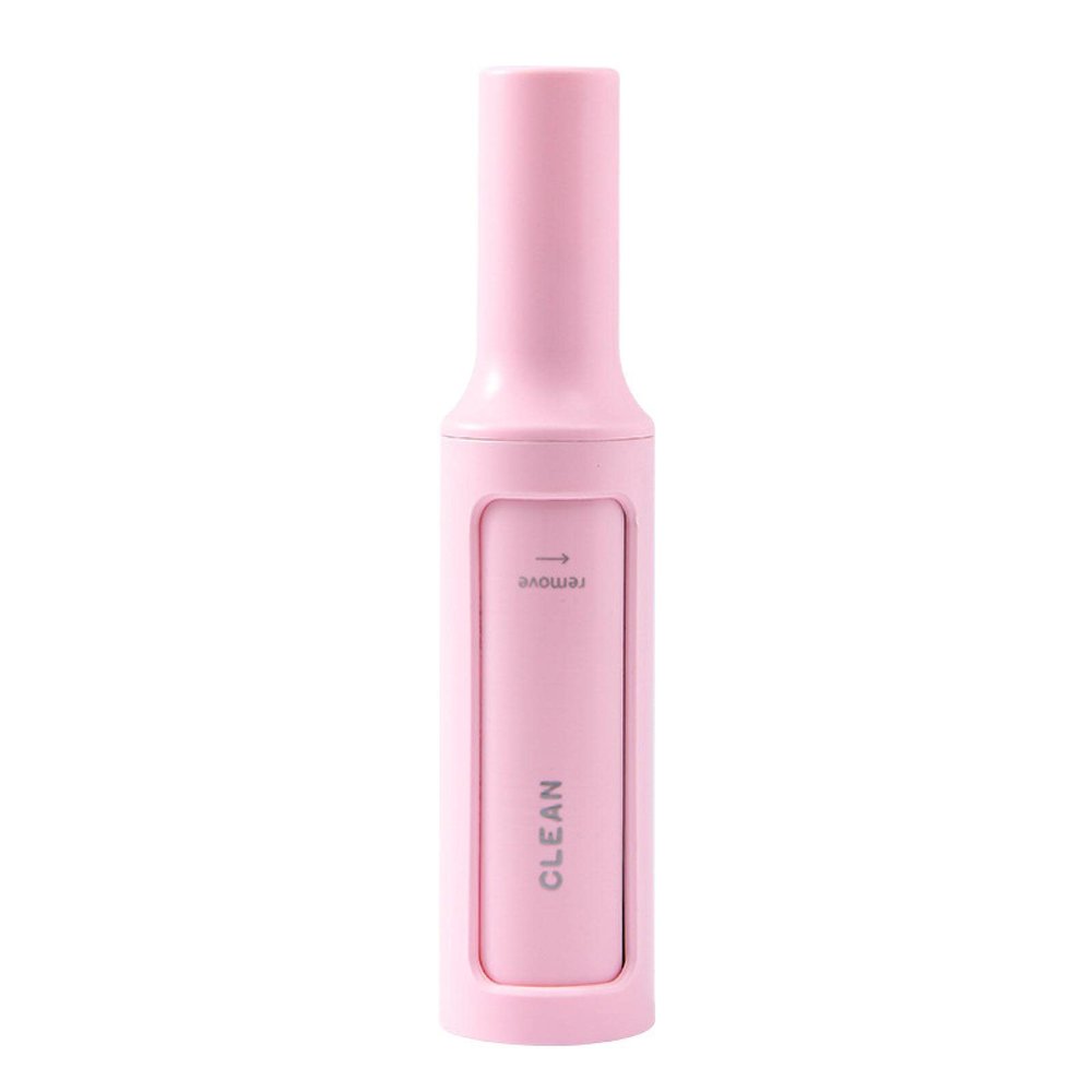 KARTX Simple Design: Rotary Cylinder depilator, Home Daily Artifact, Portable Sticky Wool Device, Clothing depilator Pink