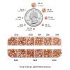 Beadsland Rhinestones for Makeup,8 Sizes 2500pcs Champagne Flatback Rhinestones Eye Gems for Nails Crafts with Tweezers and Wax Pencil,Light Peach,SS4-SS30 view 3