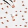 Beadsland Rhinestones for Makeup,8 Sizes 2500pcs Champagne Flatback Rhinestones Eye Gems for Nails Crafts with Tweezers and Wax Pencil,Light Peach,SS4-SS30 view 4