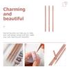 FRCOLOR 3pcs Nail Art Pens Comfortable Grip Portable Manicure Tools for Nail Painting Includes Liner Brushes Design view 2