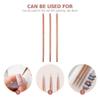 FRCOLOR 3pcs Nail Art Pens Comfortable Grip Portable Manicure Tools for Nail Painting Includes Liner Brushes Design view 4