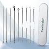 Newbealer 9-Piece Nose Face Acne Removal Tool, Acne Removal Set, Whiteheads, Blackhead Remover, with Metal Case view 1
