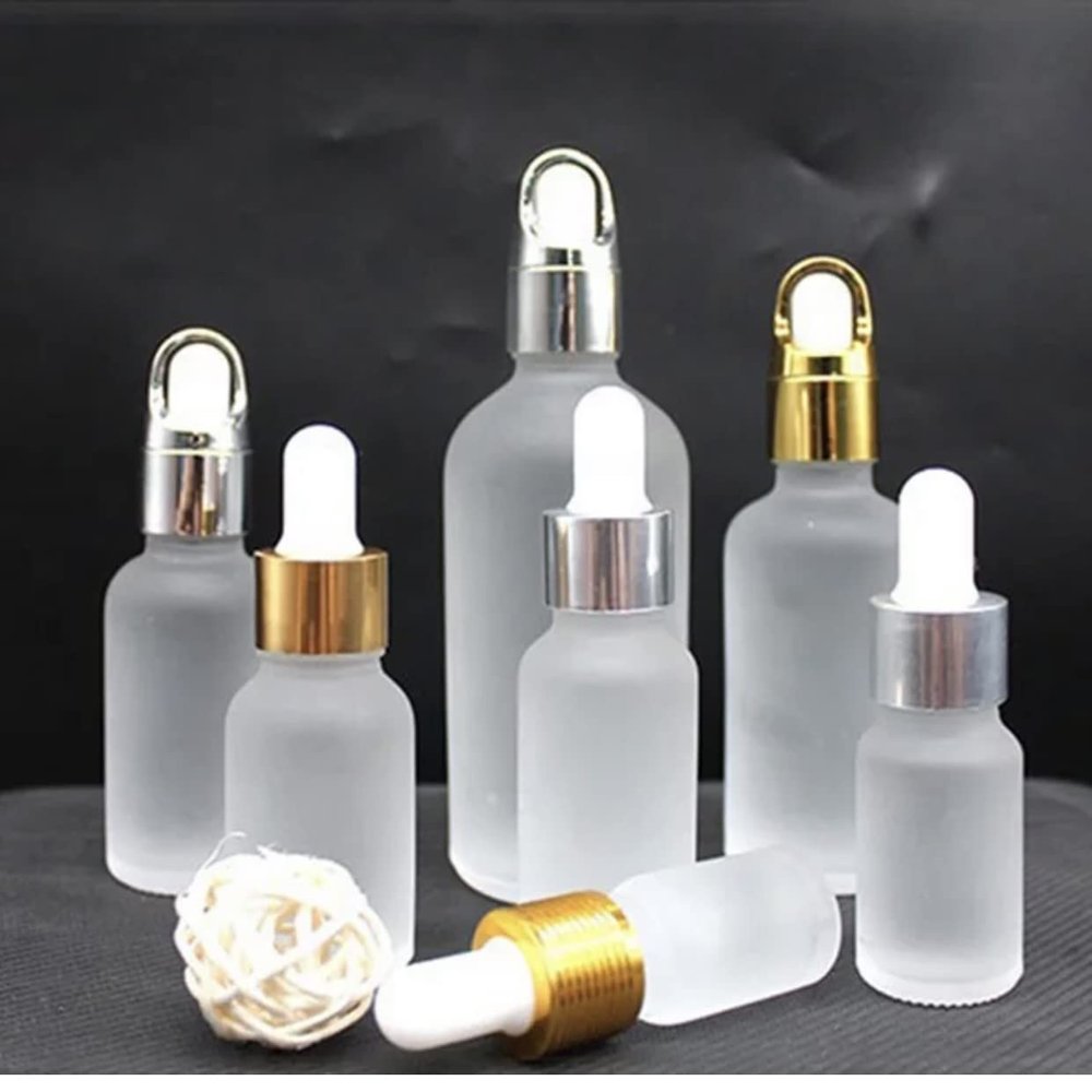 Empty Face & Serum Glass bottle (15 ml, Frosted)