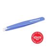 Tweezerman Stainless Steel Slant Tweezer - Eyebrow Tweezers for Women and Men (Lapis Blue) view 2