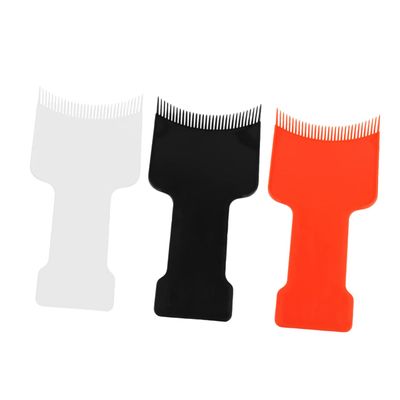 LALAFINA Hair Dyeing Comb Board 3pcs Highlight Kit Hair Tint Brush Tool Diy Coloring Tool Set for Salon