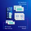 Schick Hydro Silk Targeted Waxing Strips | Soft Wax Strips for Body + Pubic Hair Removal, Eyebrow & Lip Waxing Strip, Bikini Wax Kit for Women view 3