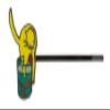 The Unemployed Philosophers Guild Great Cats of Art 3 Hair Pins Set - Featuring Felines from Matisse, Klee, and Steinlen view 2