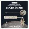 Moon 3 Hair Pins Set - Planet, Astronaut, and Apollo 11 Plaque Quote view 1