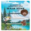 Bob Ross 3 Hair Pins Set - Ross, Paint Easel, and Squirrel view 1