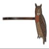 Birds of Prey 3 Hair Pins Set - Red-tailed Hawk, Peregrine Falcon, and Great horned Owl view 2