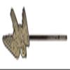 Birds of Prey 3 Hair Pins Set - Red-tailed Hawk, Peregrine Falcon, and Great horned Owl view 3