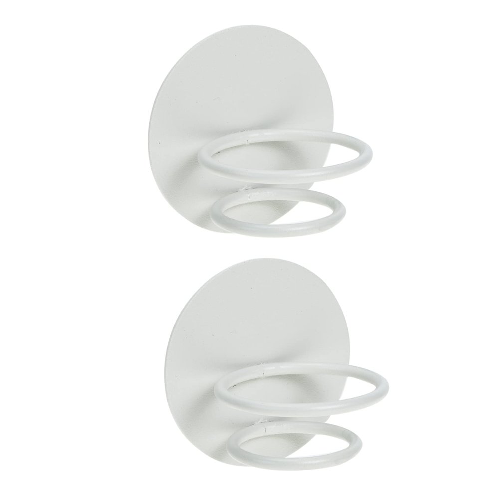 Mikinona Beauty Sponge Holder Stand Round Makeup Sponge Rack 2pcs Wall Mount Holders Powder Puff Organizer