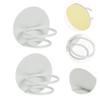 Mikinona Beauty Sponge Holder Stand Round Makeup Sponge Rack 2pcs Wall Mount Holders Powder Puff Organizer view 2
