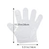 Bynetta 100pcs Plastic Disposable Gloves Treatment for Rough Dry Cracked hand Reduce Dead Skin or Kitchen Food Gloves (Beauty Gloves) view 3