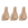 Socobeta Nose Model, 3PCS Small Human Nose Model Clear Structure for Teaching(Deep Skin Color) view 1
