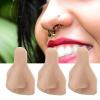 Socobeta Nose Model, 3PCS Small Human Nose Model Clear Structure for Teaching(Deep Skin Color) view 2
