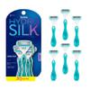 Schick Hydro Silk Sensitive Women's Disposable Razors, 6ct | 5-Blade Disposable Razors for Women Sensitive Skin | Travel Razor for Women view 1