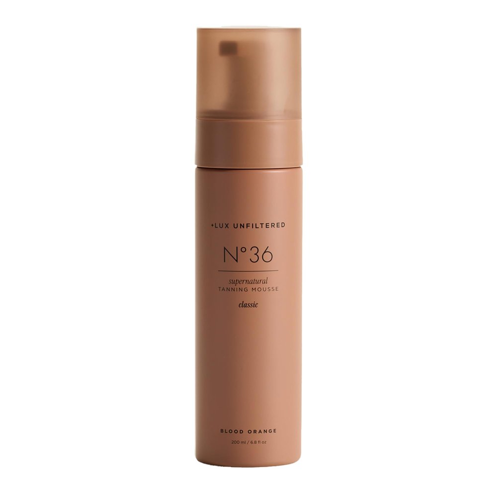 + Lux Unfiltered N36 Self Tanning Mousse - Self Tanner Mousse, Tanning Foam Hydrating, Streak-Free, Natural-Looking Sunless Tanner - Vegan & Cruelty Free - Blood Orange