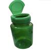 Empty Round Plastic Jar for Pills & Vitamins (Green) view 1