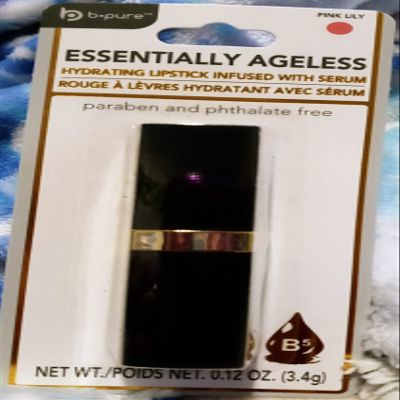 b pure Essentially Ageless Hydrating Lipstick Infused with Serum (Pink Lily)