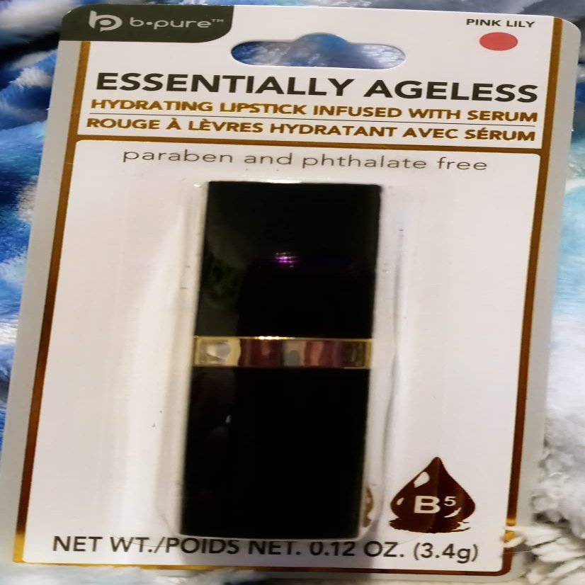 b pure Essentially Ageless Hydrating Lipstick Infused with Serum (Pink Lily)