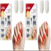 KISS100 Full Cover Nails Kit, Medium, 100 Nails (Pack of 2) view 1