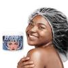 30 Pcs Disposable Shower Cap for Women XL Extra Large with Long Braids Waterproof Clear Elastic Bath Hair Shower Cap Disposable Spa Cap view 1