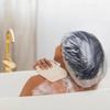 30 Pcs Disposable Shower Cap for Women XL Extra Large with Long Braids Waterproof Clear Elastic Bath Hair Shower Cap Disposable Spa Cap view 3